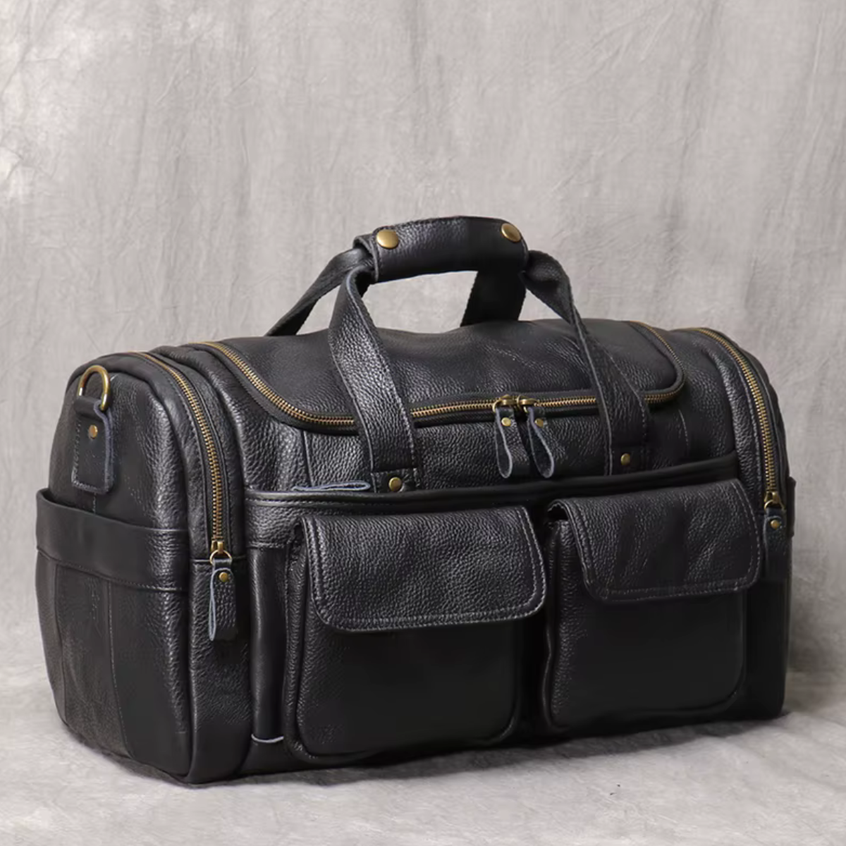 KALVORN™ Genuine Leather Travel Bag - ARLUVI