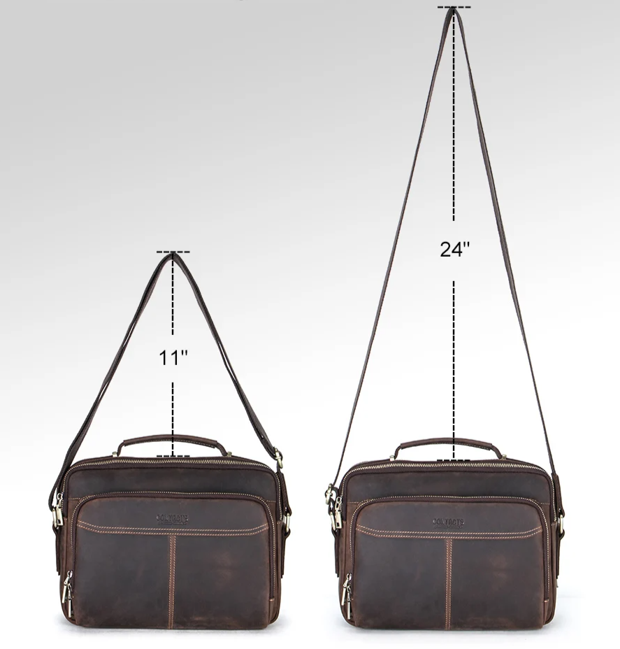 ZORVELLON™ Genuine Leather Crossbody Bag - ARLUVI