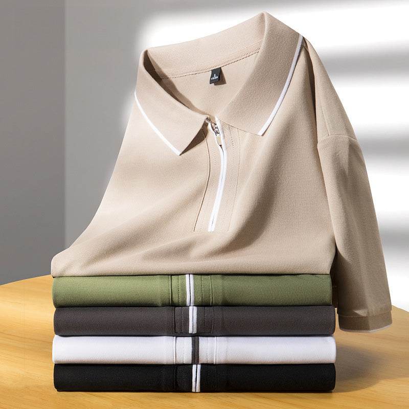 ALBRAY™ cotton and silk polo shirt - ARLUVI
