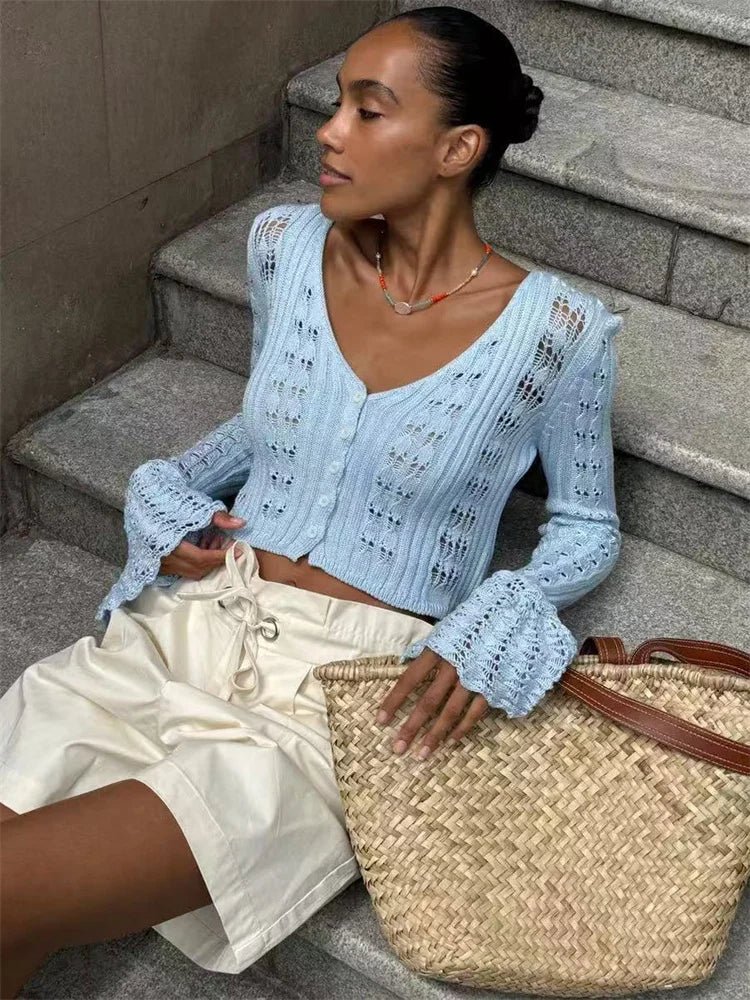 VELORINNE™ V-Neck Cardigan