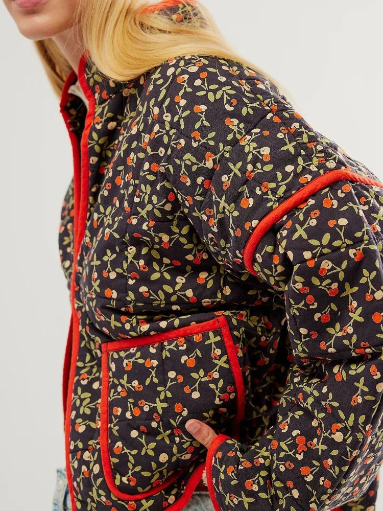 ASTREVIA™ Floral Print Cardigan