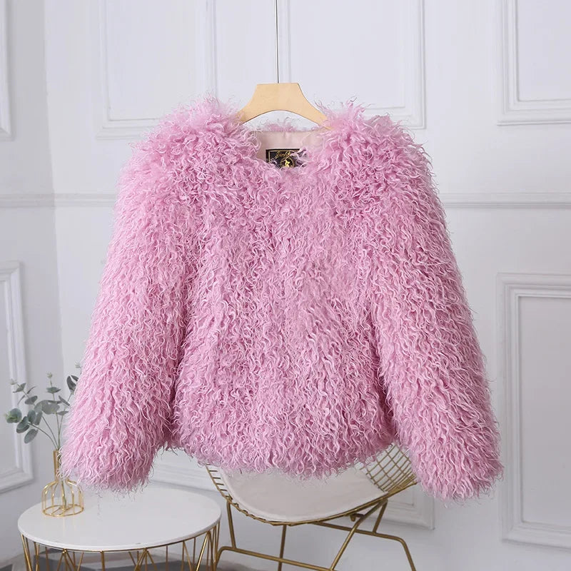 DRAVELIA™ Faux Fur Coat