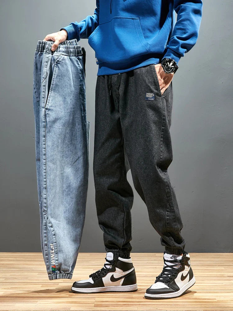 Calças de ganga Jogger elegantes - ARLUVI