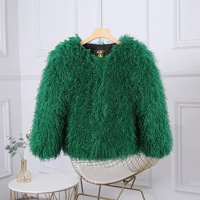 DRAVELIA™ Faux Fur Coat