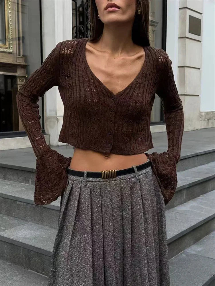 VELORINNE™ V-Neck Cardigan