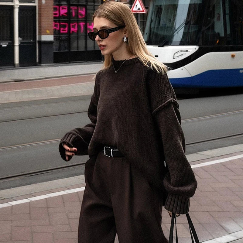 MIREVYN™ Knit Pullover Sweater