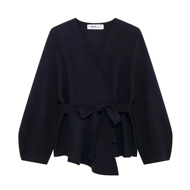 TALYSOR™ V-Neck Knit Cardigan
