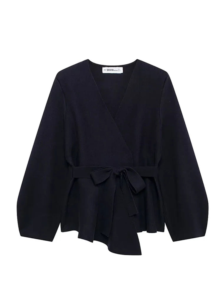 TALYSOR™ V-Neck Knit Cardigan