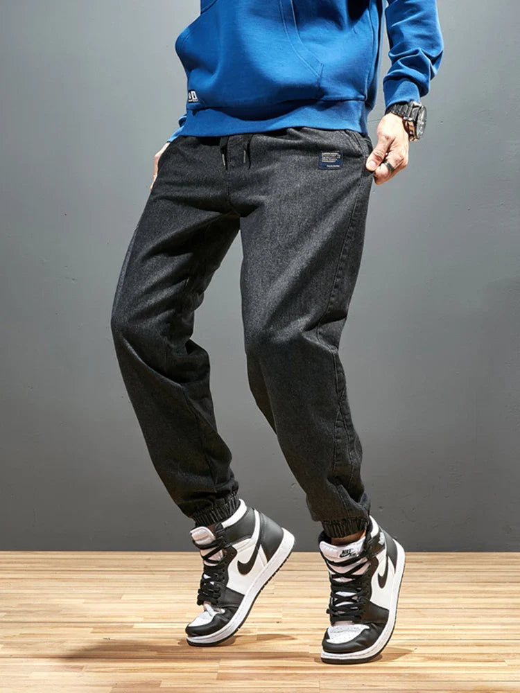 Calças de ganga Jogger elegantes - ARLUVI