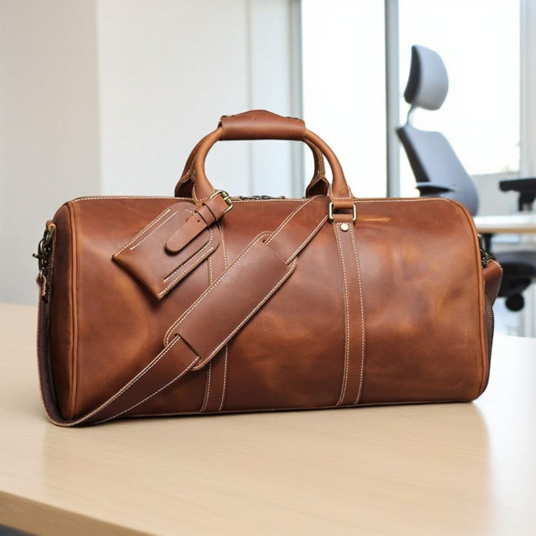 DRAVENCOR™ Genuine Leather Travel Bag - ARLUVI
