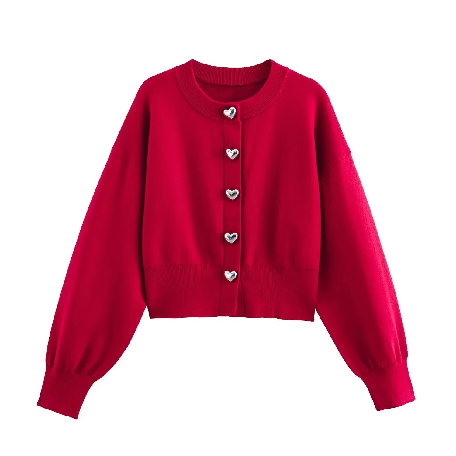 ISOLVIA™ Casual Red Cardigan