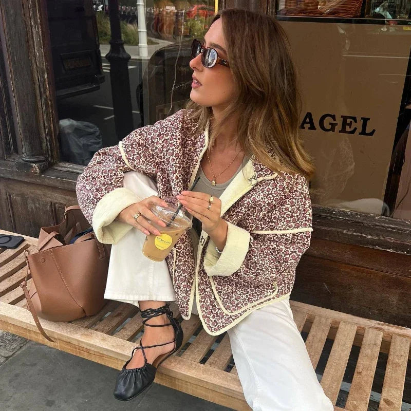 ASTREVIA™ Floral Print Cardigan