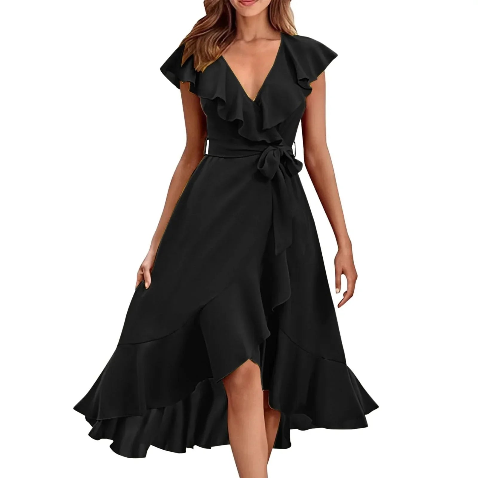 LINVARIS™ Ruffle Dress - ARLUVI