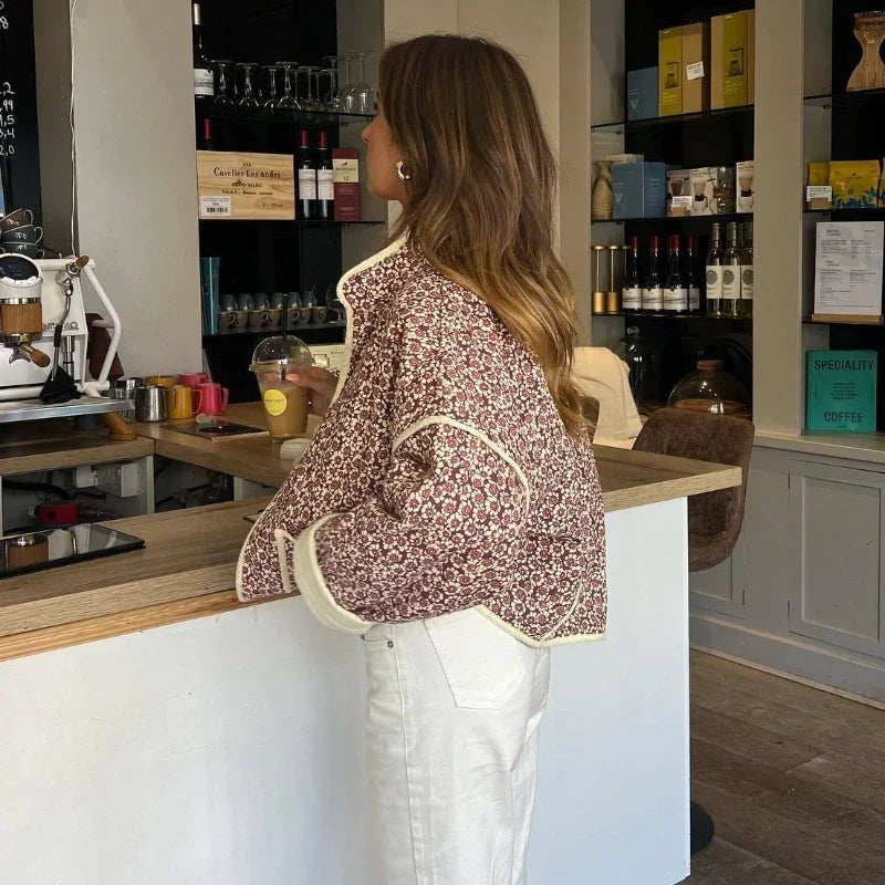 ASTREVIA™ Floral Print Cardigan