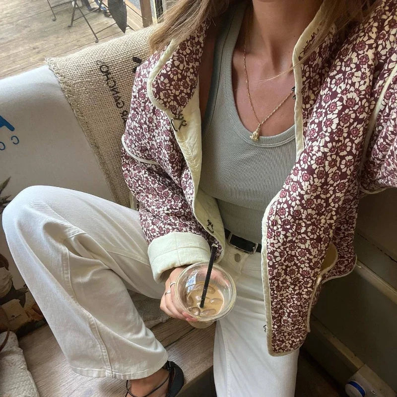 ASTREVIA™ Floral Print Cardigan