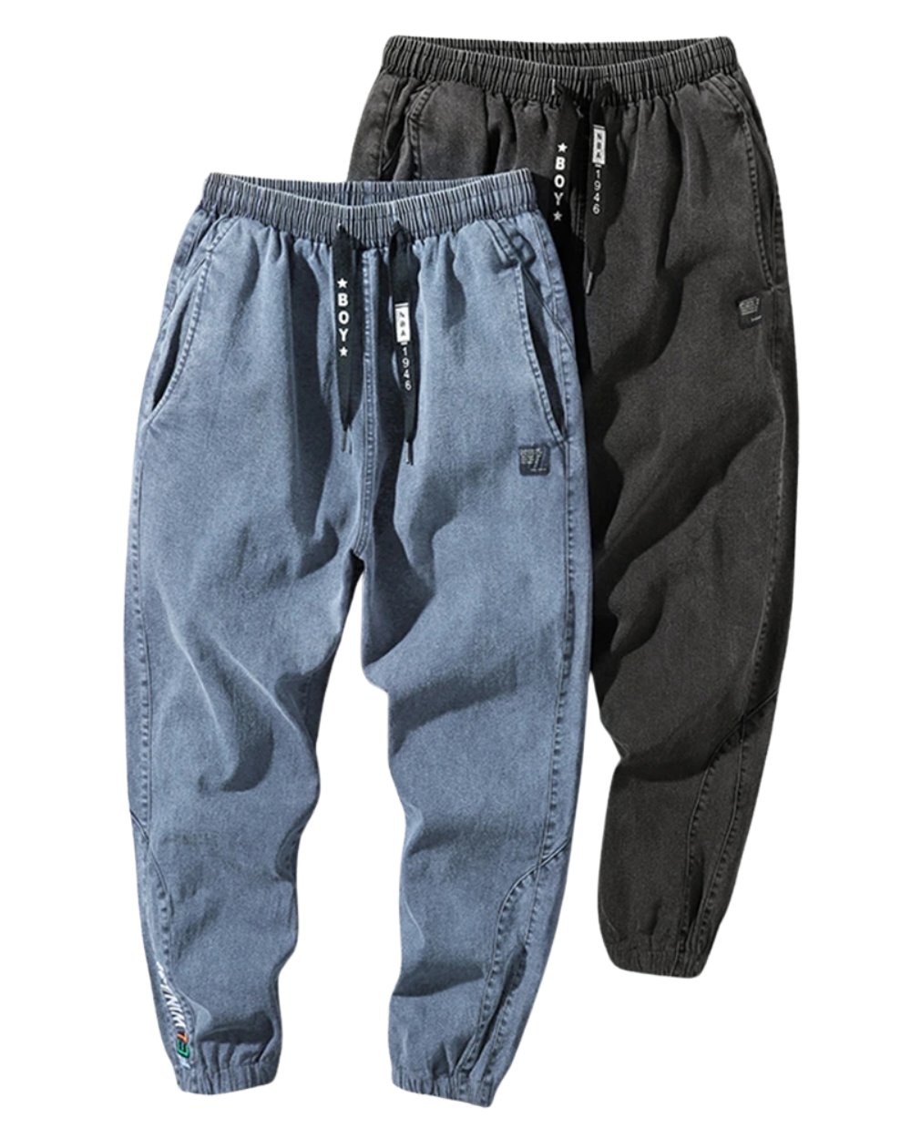 Calças de ganga Jogger elegantes - ARLUVI