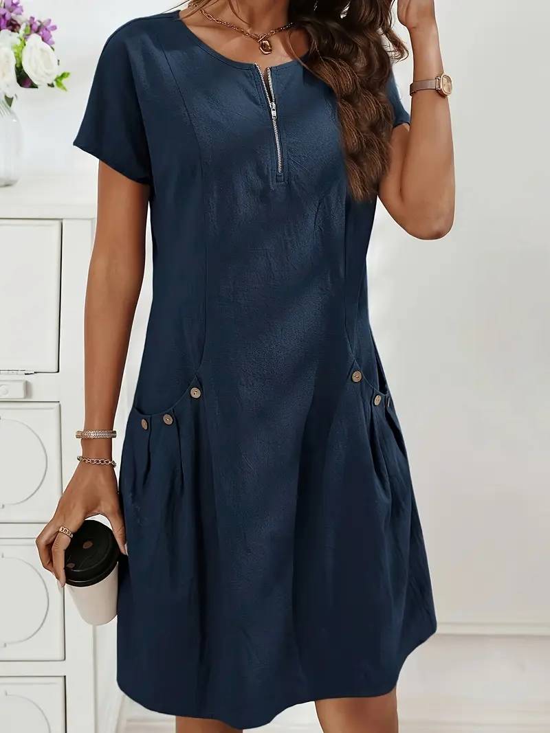 LORYVAN™ Elegant Pocket Dress - ARLUVI