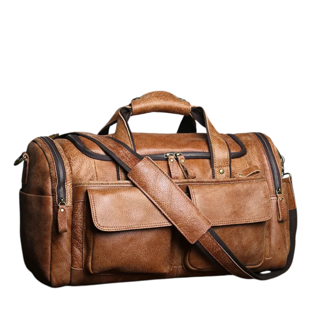 KALVORN™ Genuine Leather Travel Bag - ARLUVI