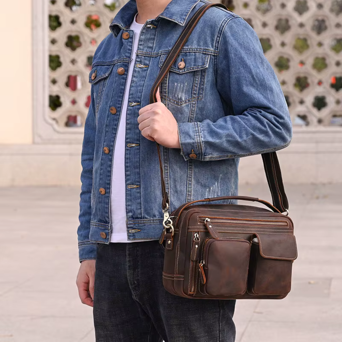 BRELVANN™ Genuine Leather Crossbody Bag - ARLUVI