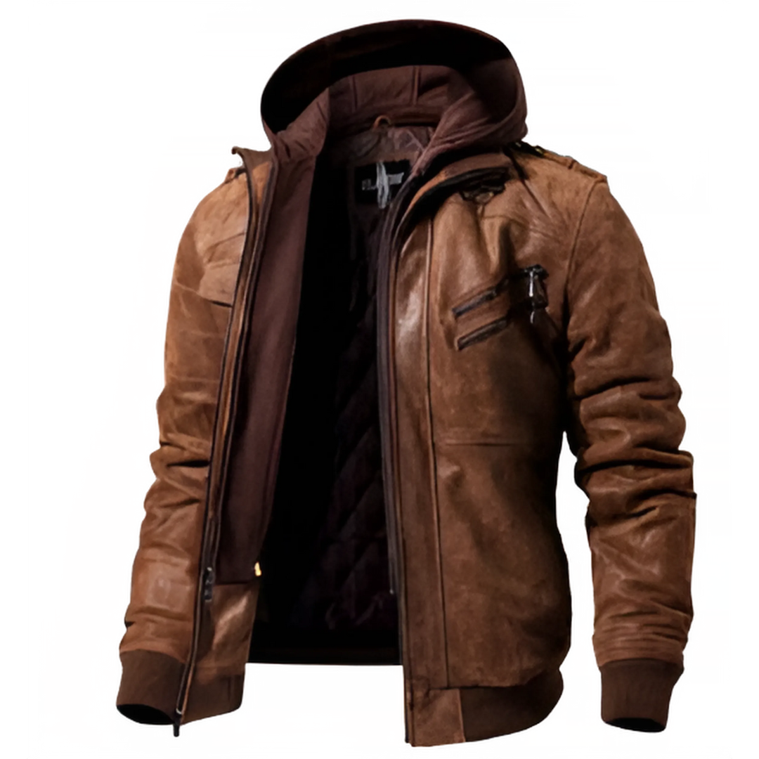KORVYN™ Leather Jacket - ARLUVI