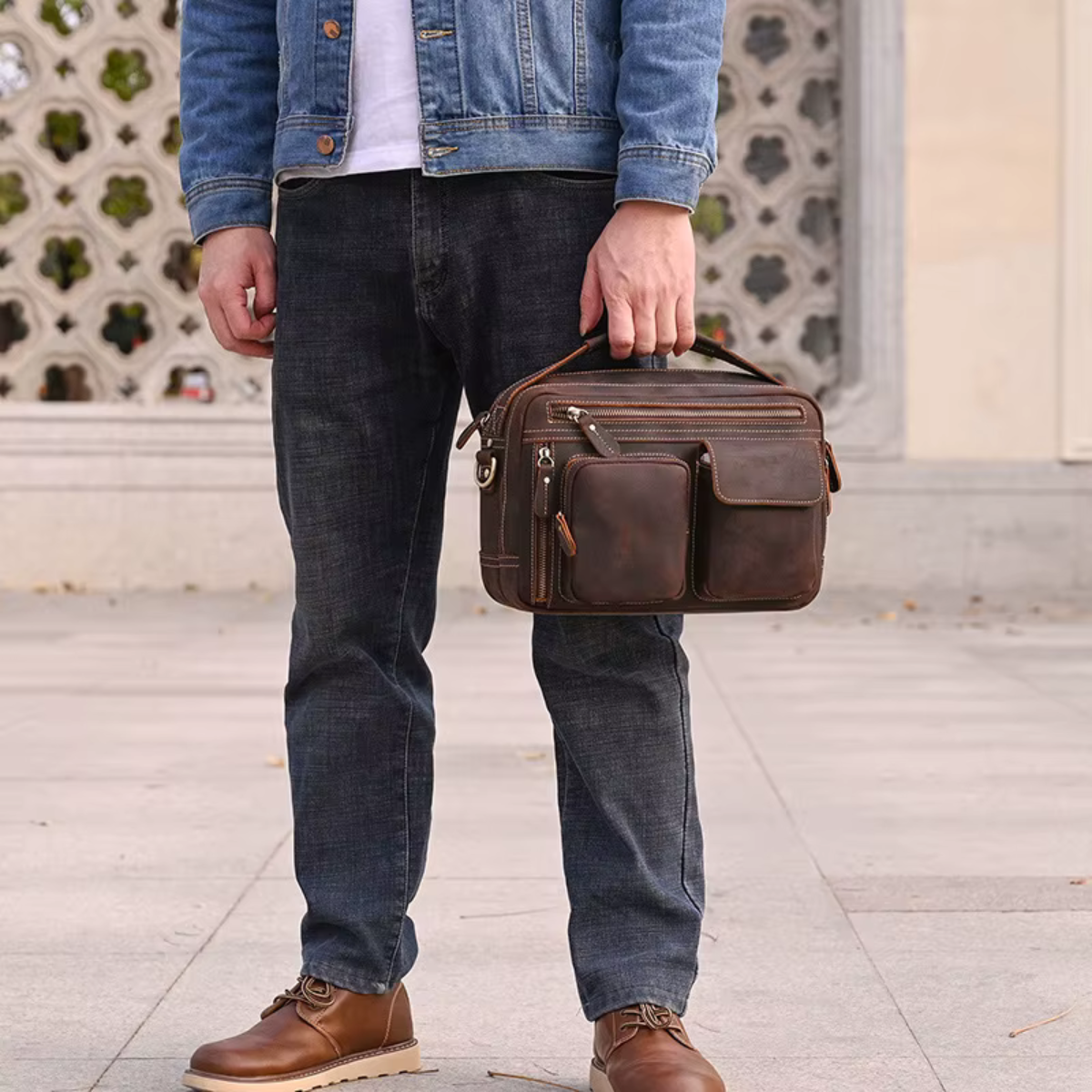 BRELVANN™ Genuine Leather Crossbody Bag - ARLUVI