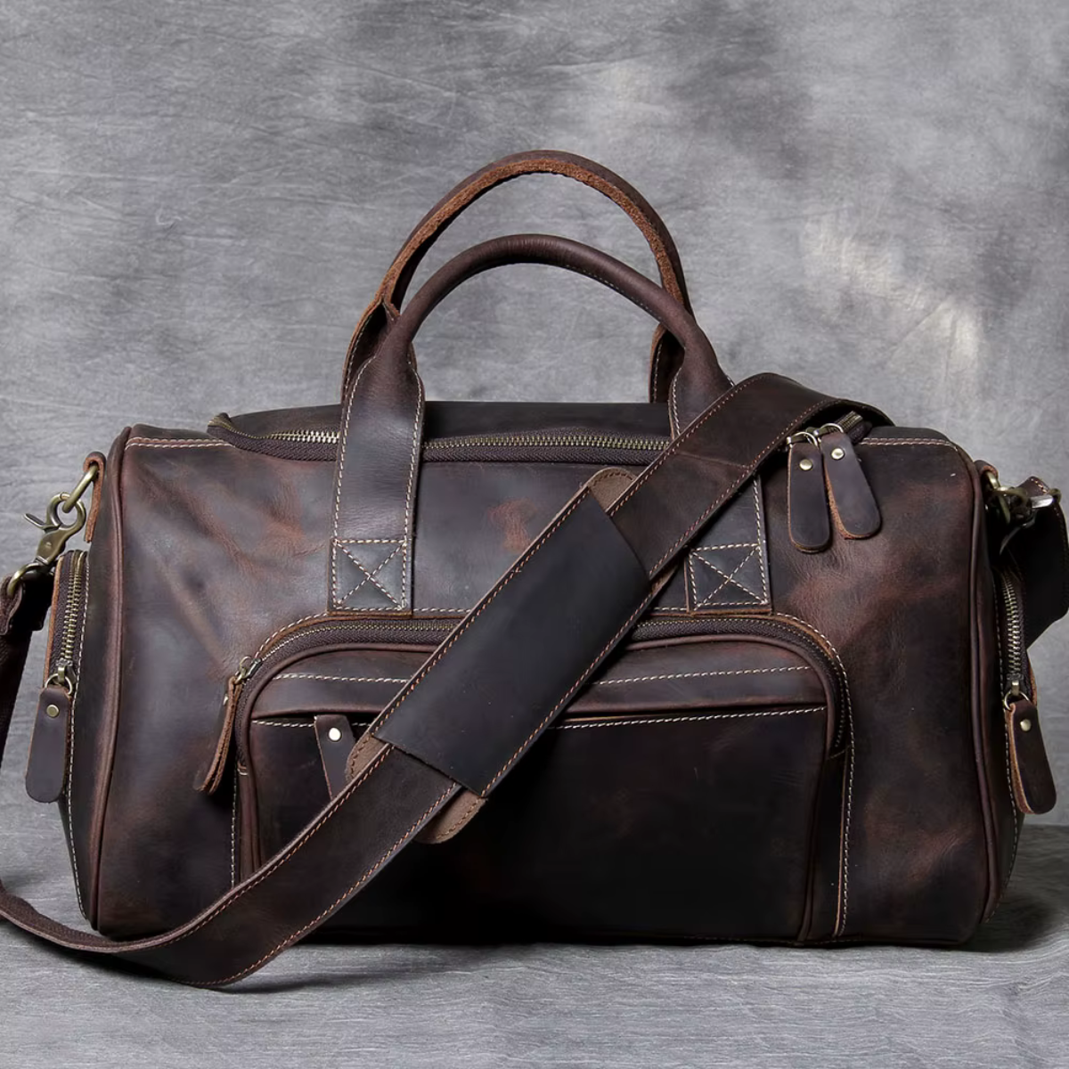 LORVENIC™ Genuine Leather Travel Bag - ARLUVI