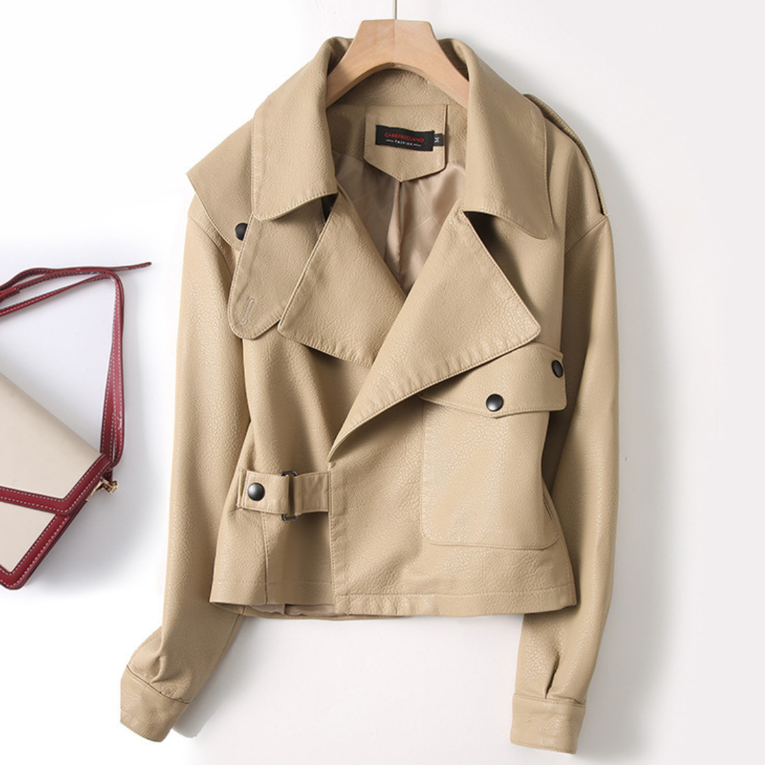 Charlotte Leather Jacket - ARLUVI