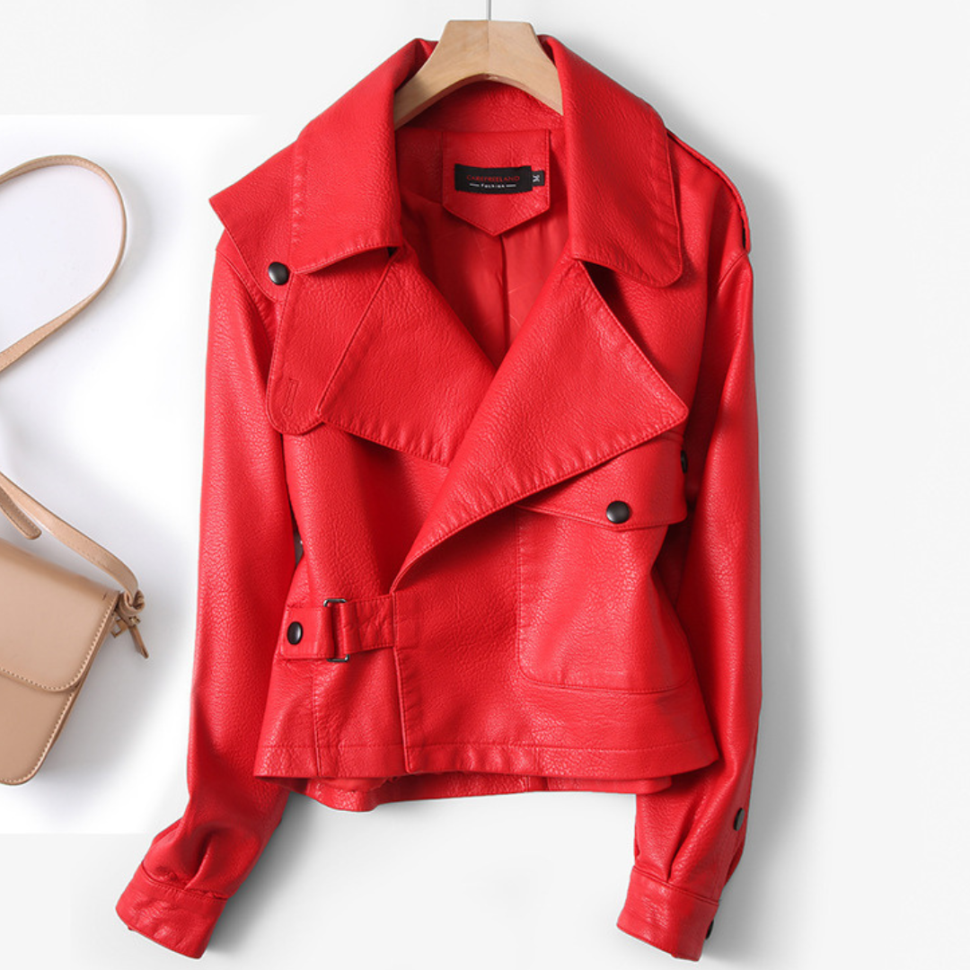 Charlotte Leather Jacket - ARLUVI
