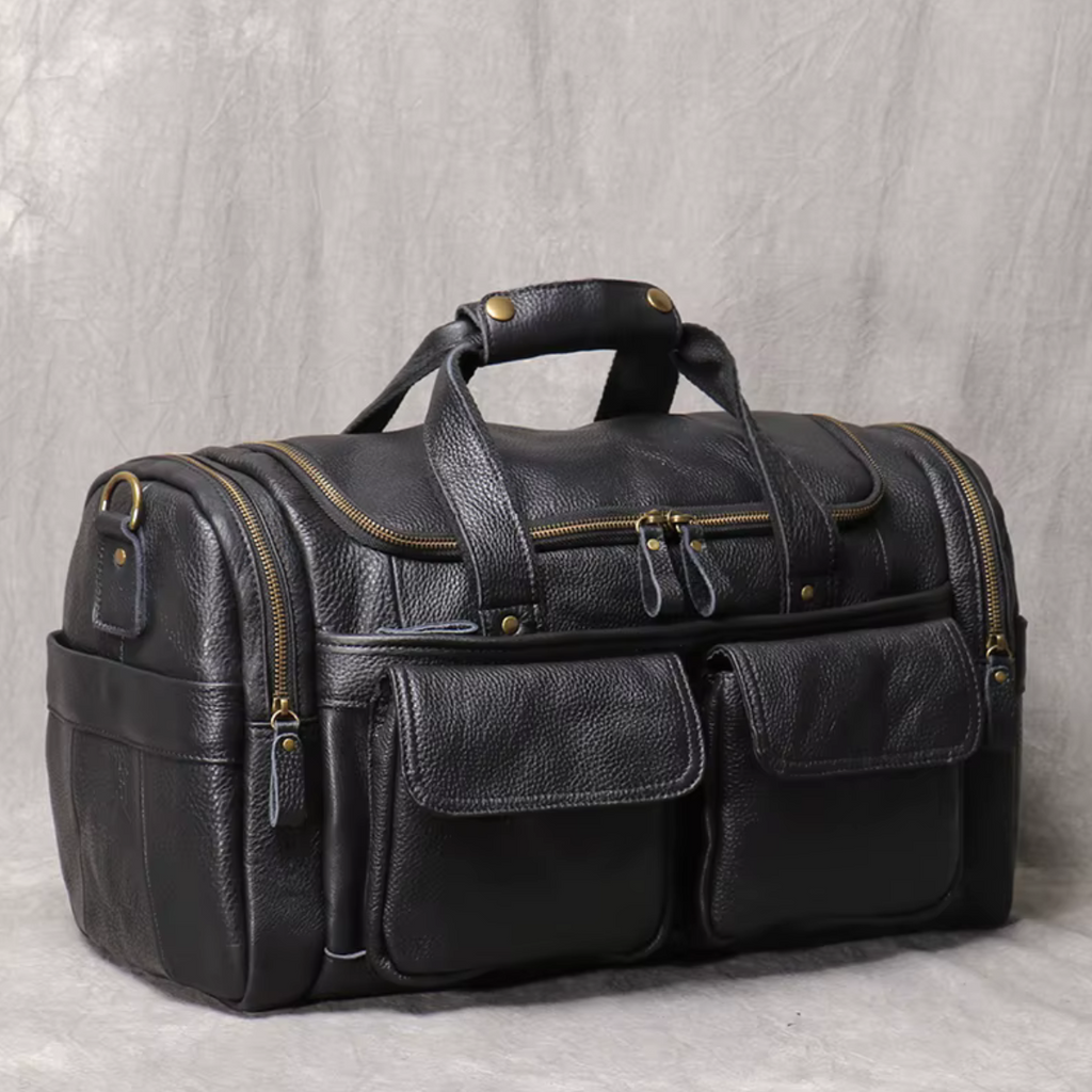 KALVORN™ Genuine Leather Travel Bag - ARLUVI