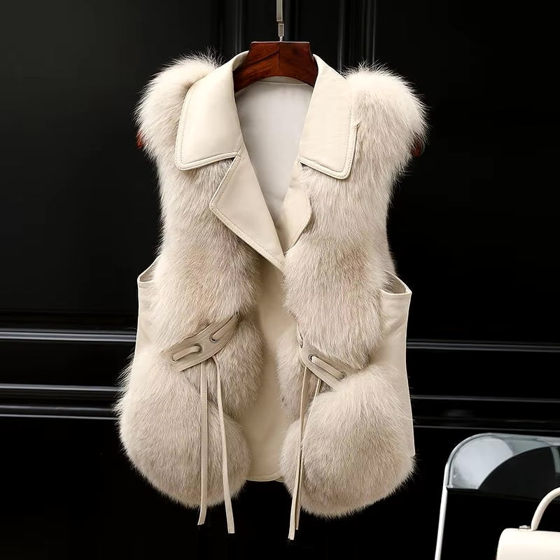 Empress Faux Fur Gilet - ARLUVI