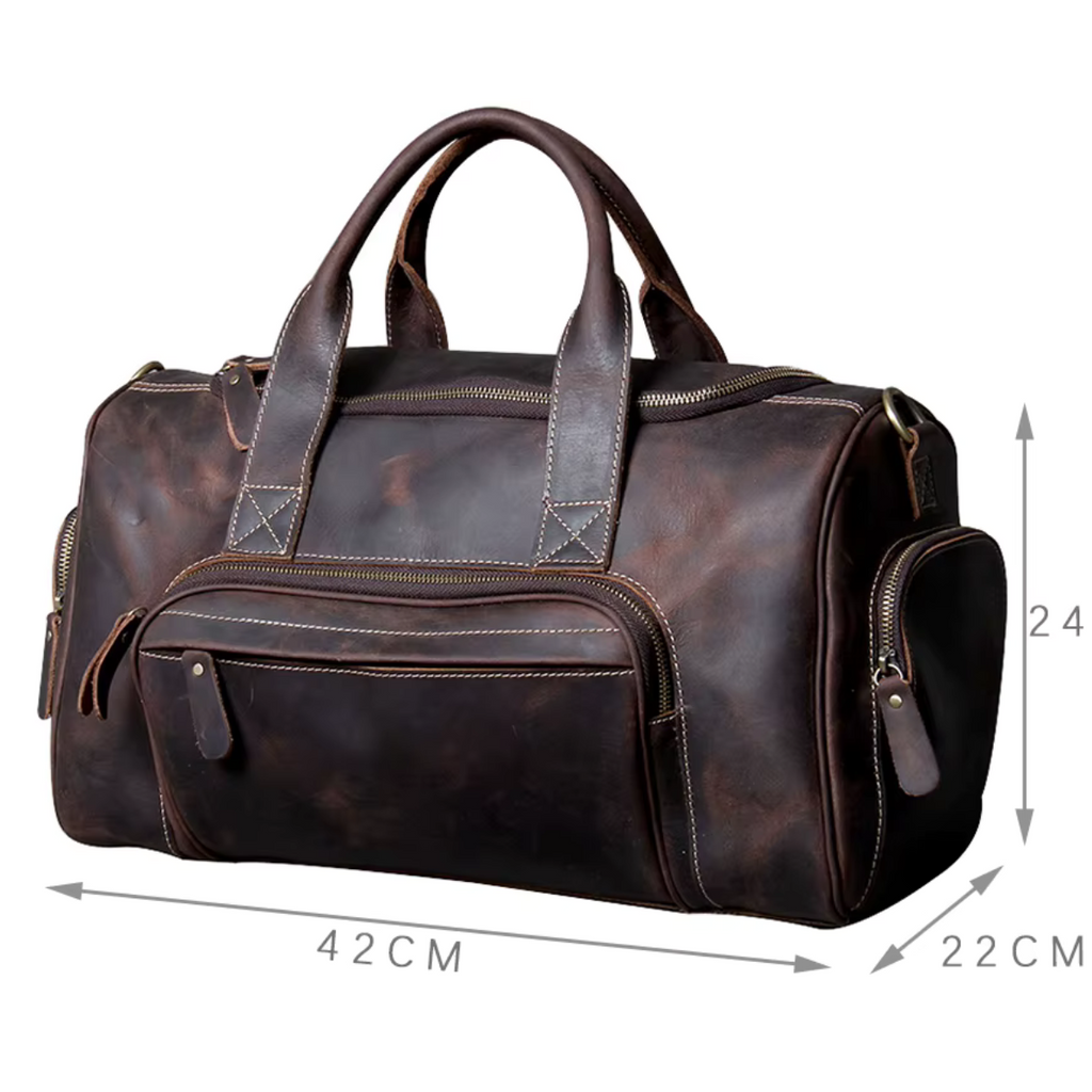LORVENIC™ Genuine Leather Travel Bag - ARLUVI