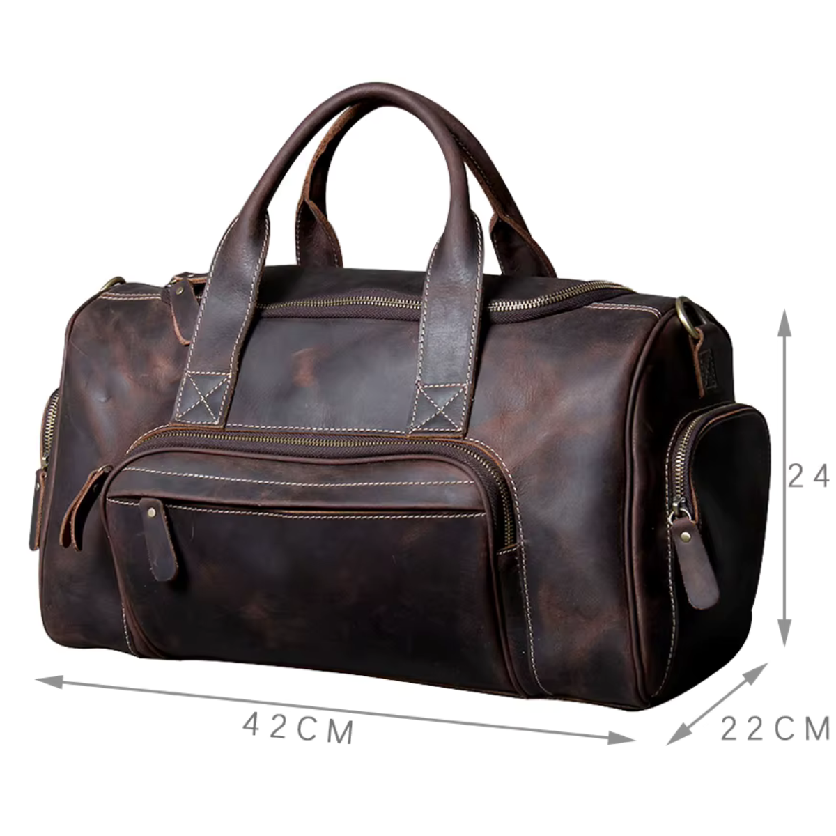 LORVENIC™ Genuine Leather Travel Bag - ARLUVI