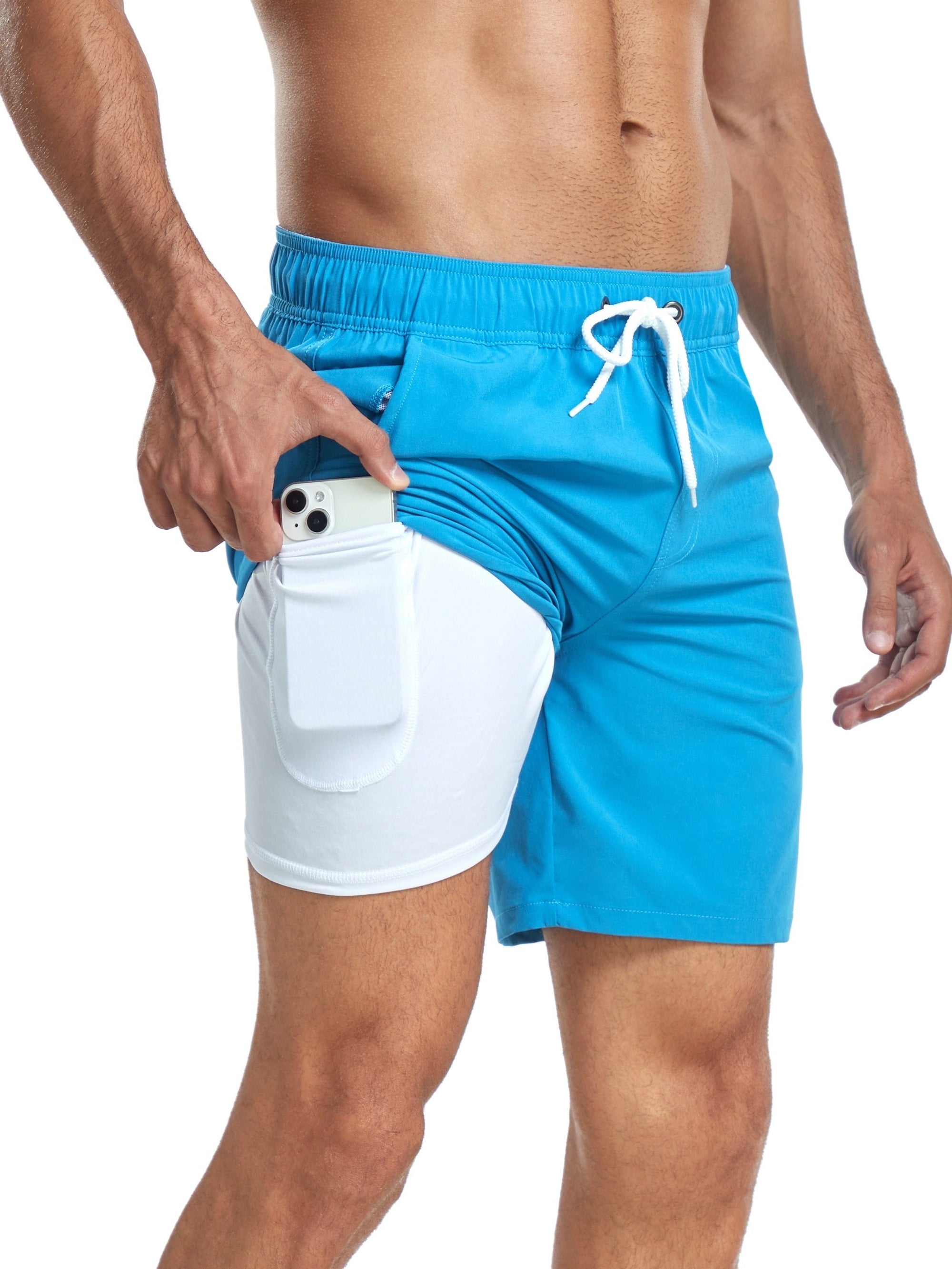 Calções de banho com bolsos - ARLUVI