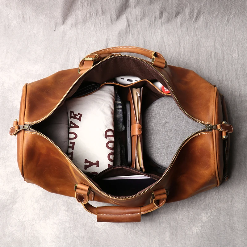 DRAVENCOR™ Genuine Leather Travel Bag - ARLUVI