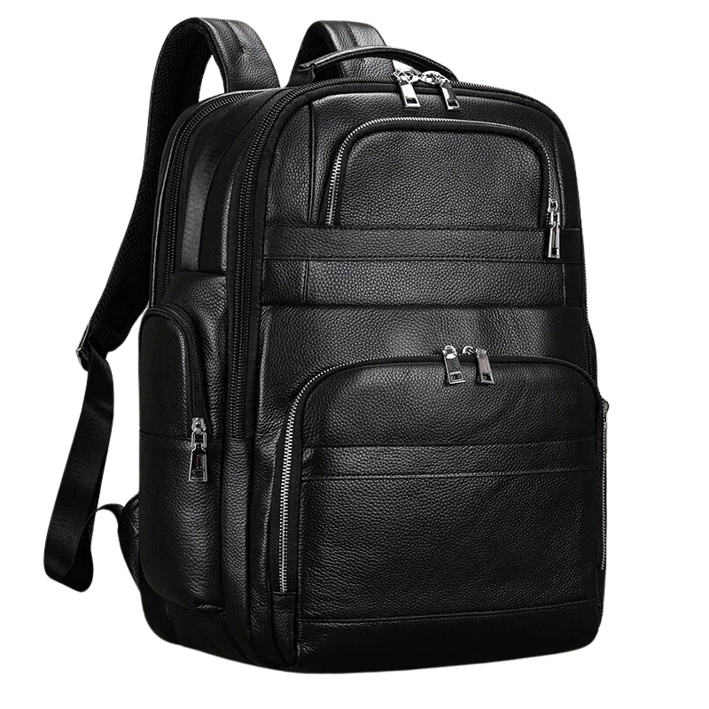 CORVANOR™ Genuine Leather 17" Laptop Backpack - ARLUVI