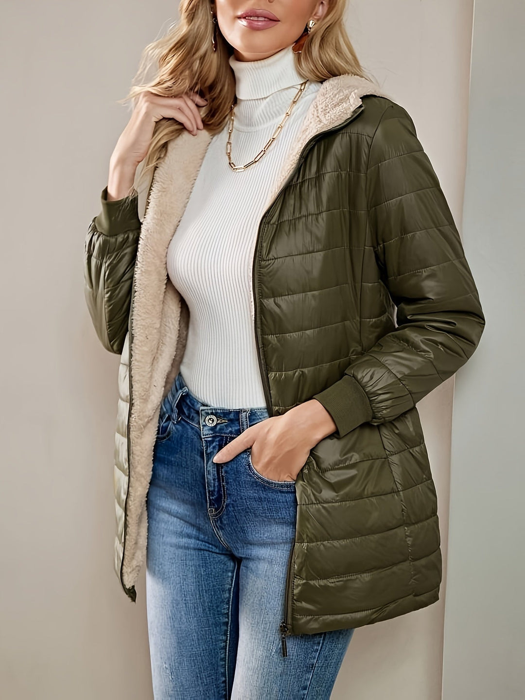 SOREVIA™ Casual Long Thermal Jacket - ARLUVI