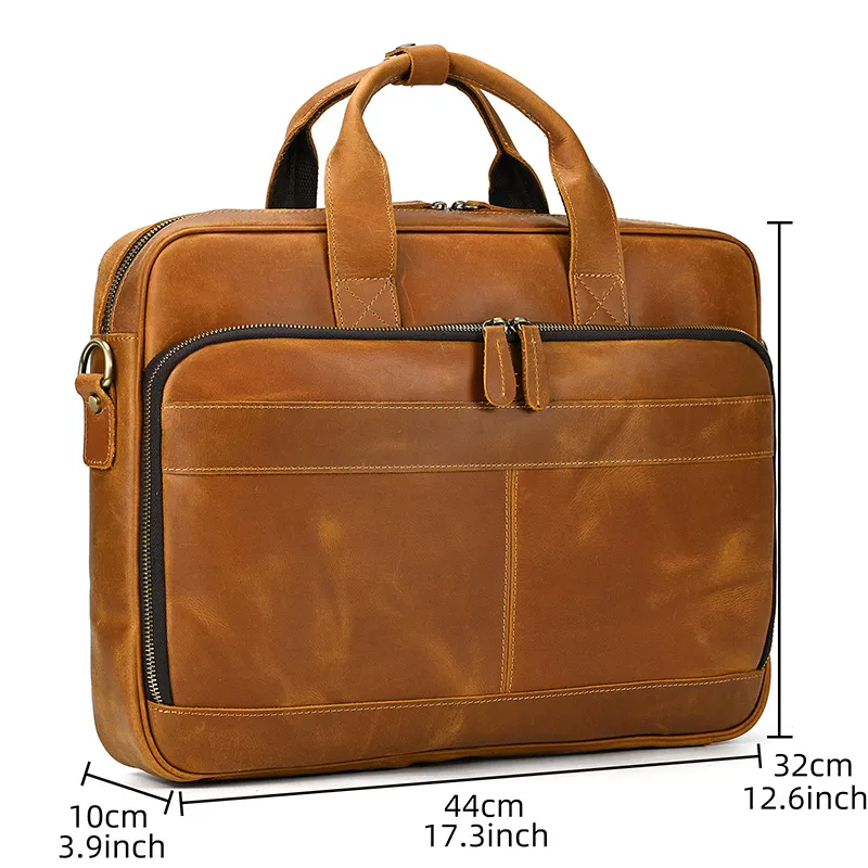 MELVORAN™ Genuine Leather Briefcase - ARLUVI