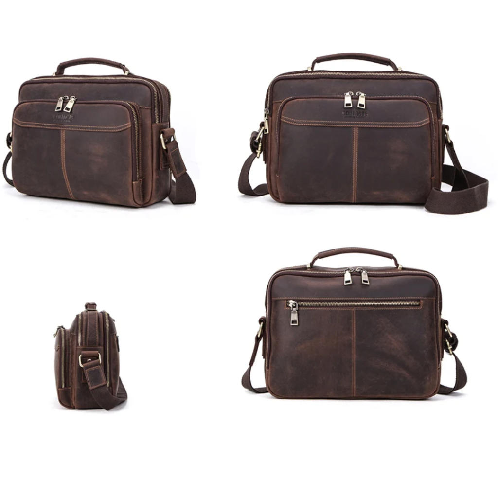 ZORVELLON™ Genuine Leather Crossbody Bag - ARLUVI