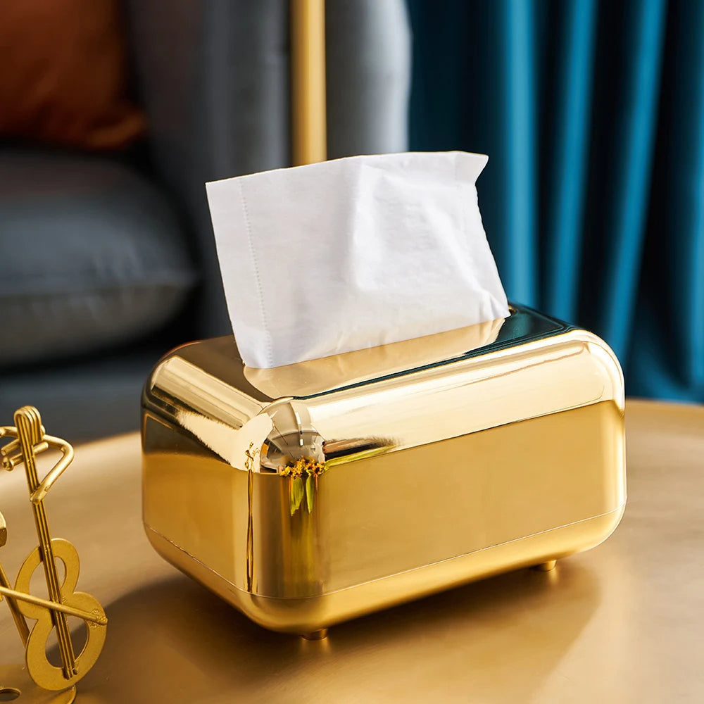 Gold Tissue Dispenser - ARLUVI