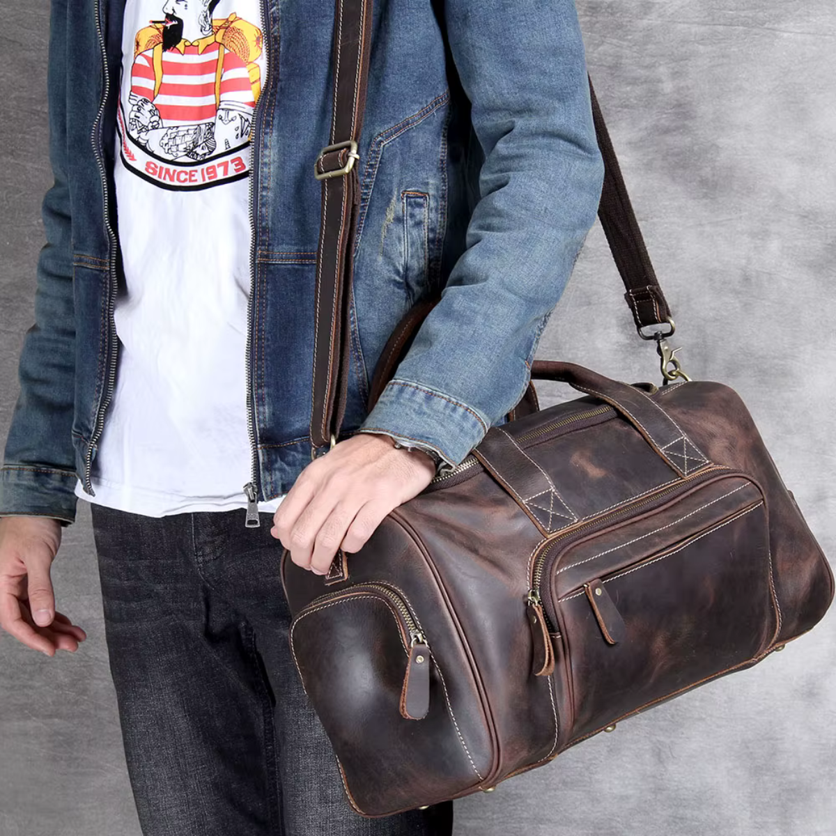 LORVENIC™ Genuine Leather Travel Bag - ARLUVI