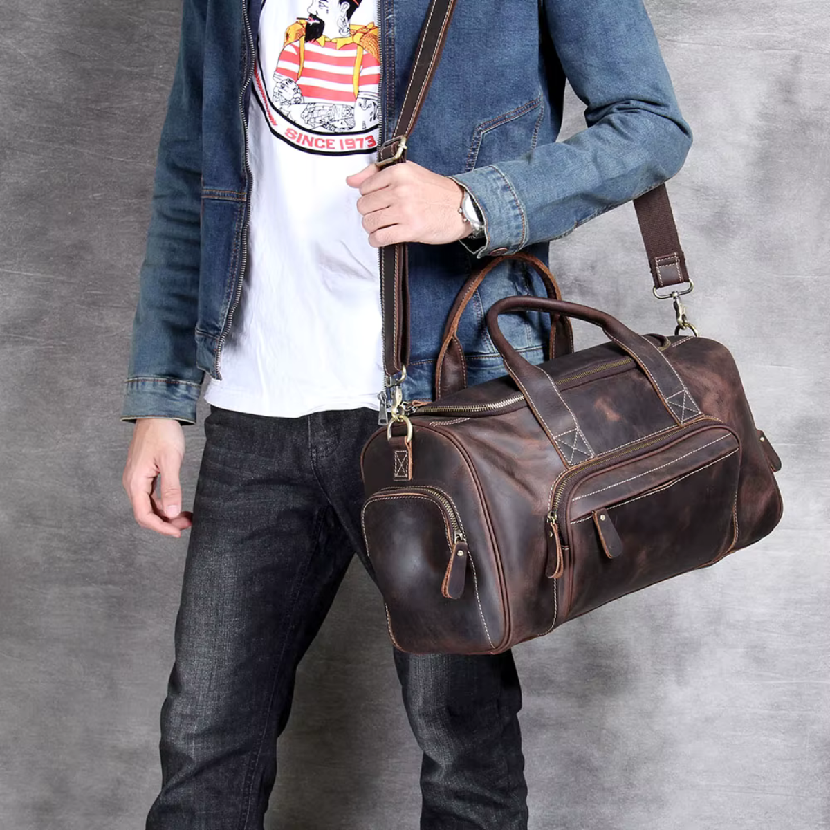LORVENIC™ Genuine Leather Travel Bag - ARLUVI