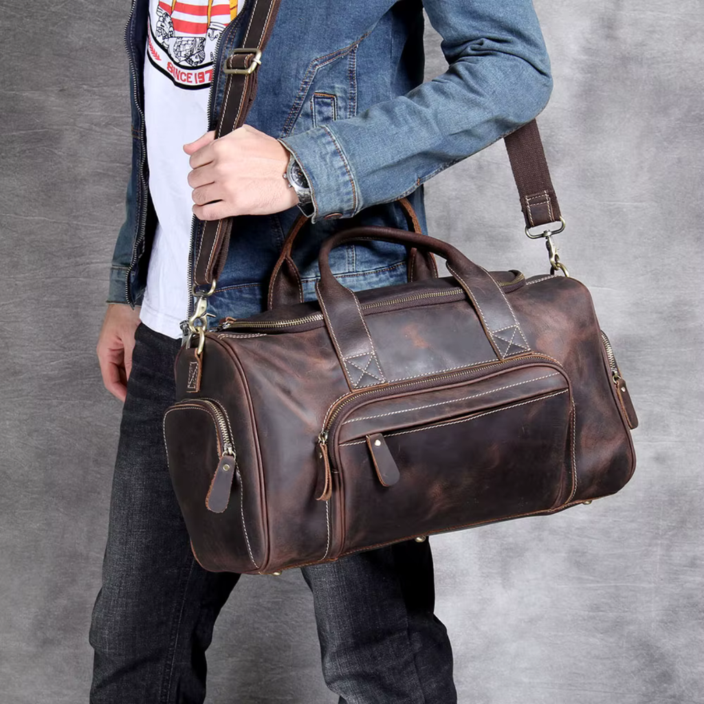 LORVENIC™ Genuine Leather Travel Bag - ARLUVI