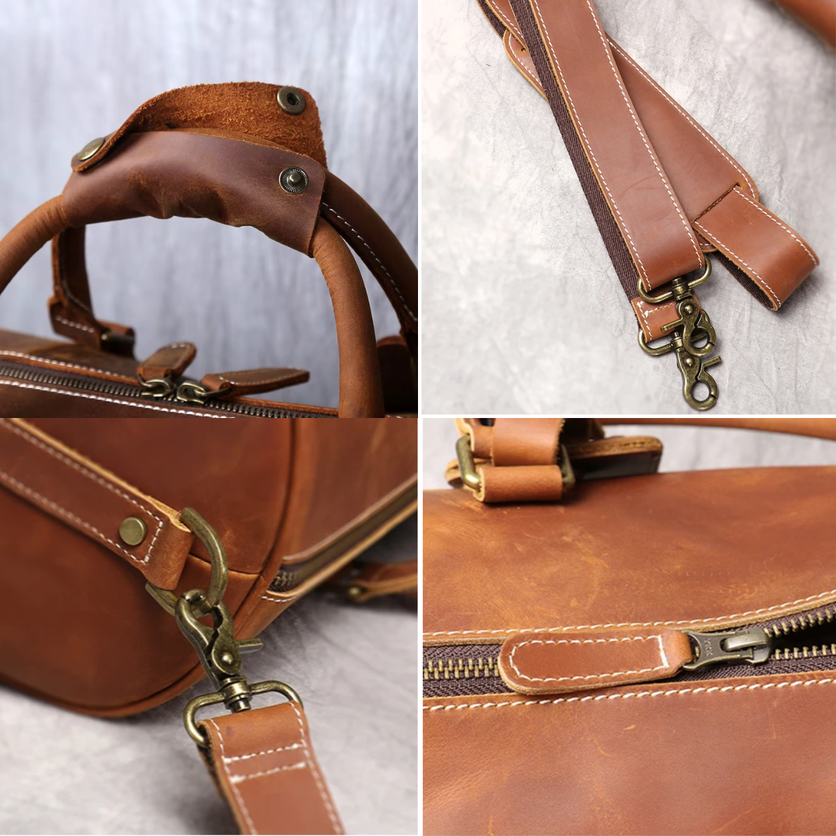 DRAVENCOR™ Genuine Leather Travel Bag - ARLUVI