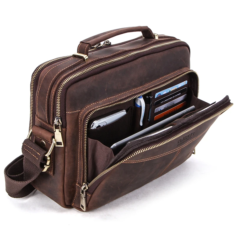 ZORVELLON™ Genuine Leather Crossbody Bag - ARLUVI
