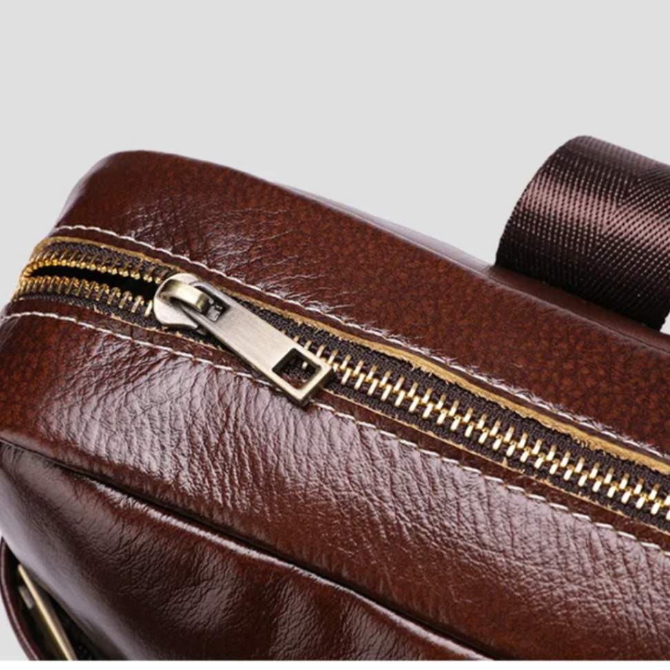 Bull STROVAN™ 15” Leather Executive Briefcase - ARLUVI