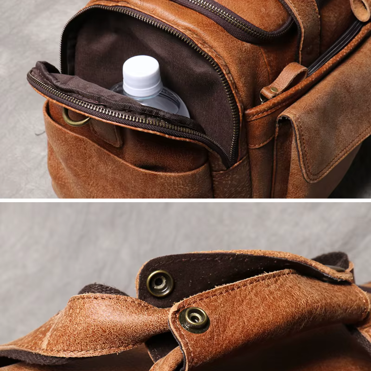KALVORN™ Genuine Leather Travel Bag - ARLUVI