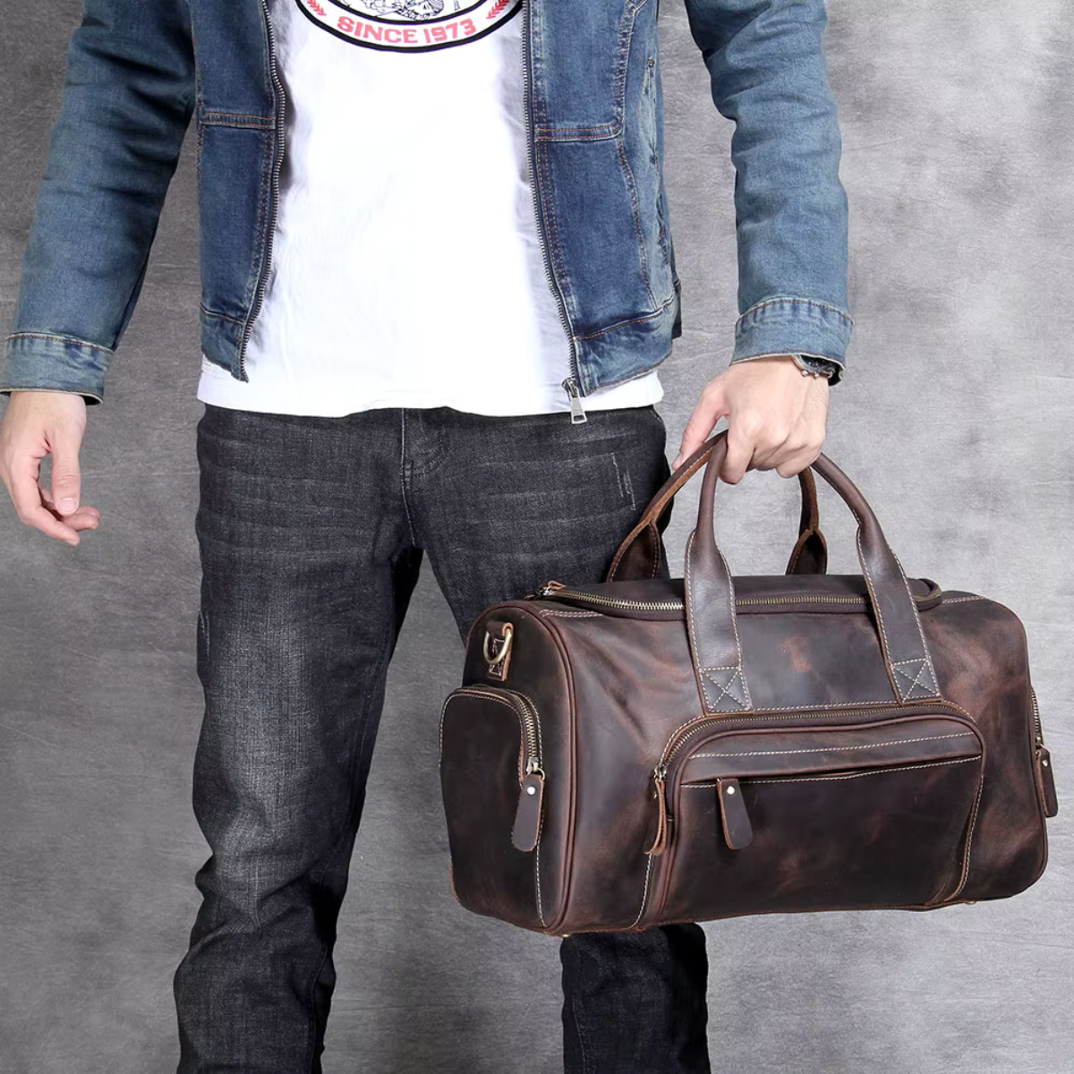 LORVENIC™ Genuine Leather Travel Bag - ARLUVI