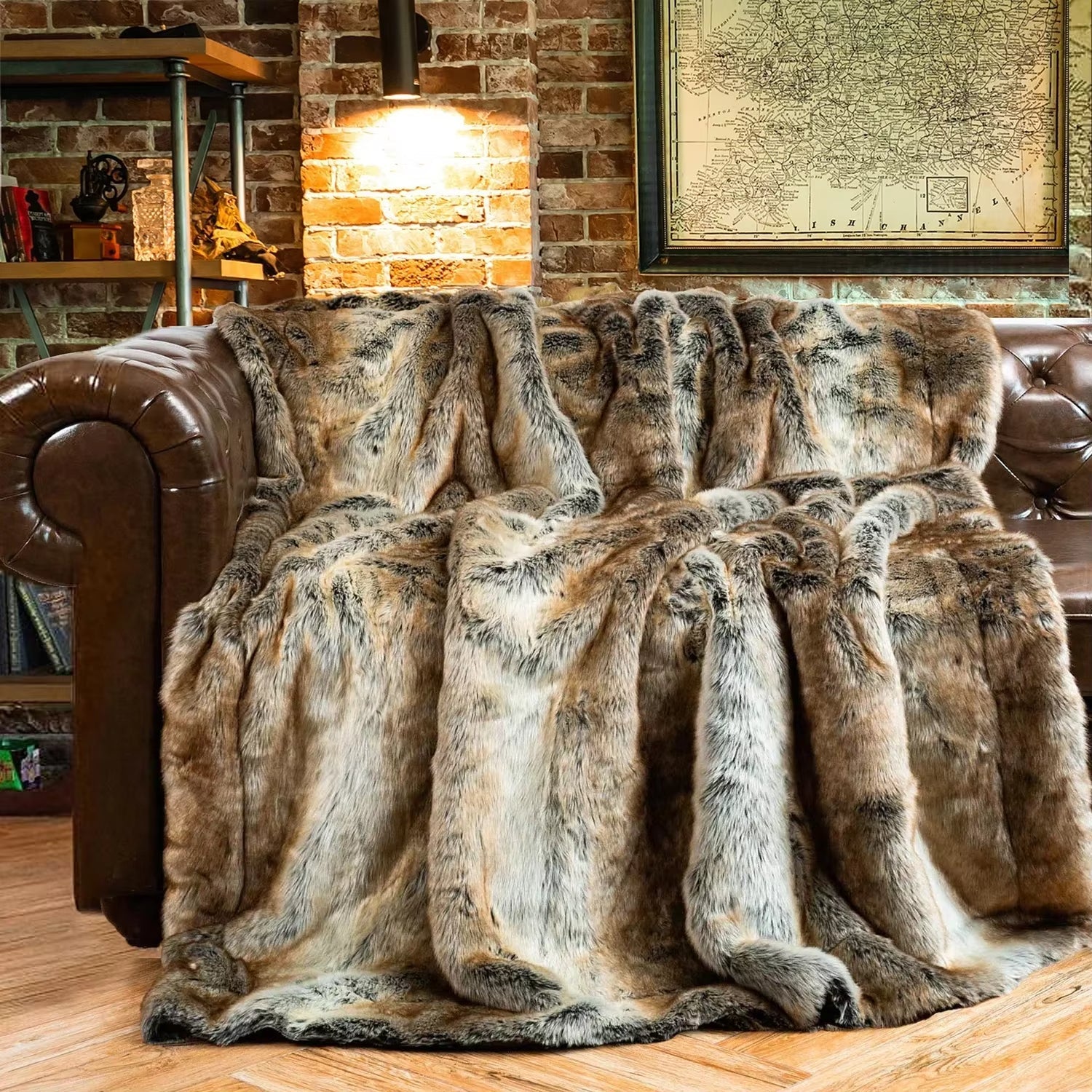 Faux Fur Blanket - ARLUVI