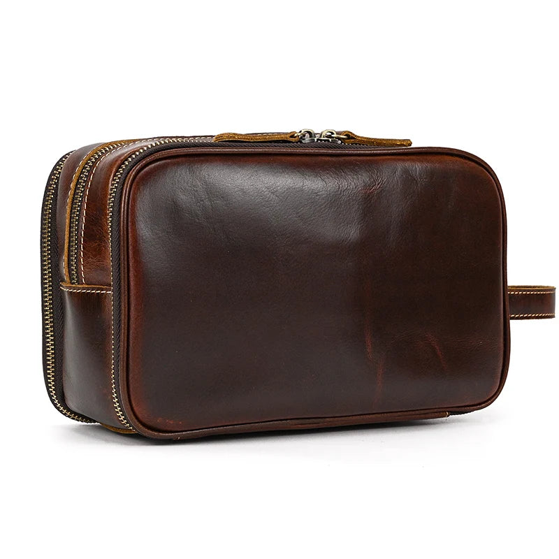 Revaux™ Leather Toiletry Bag - ARLUVI