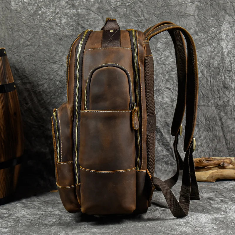Kaelor™  Retro Leather Multi-Function Backpack - ARLUVI